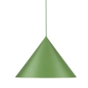 Metalowa lampa wisząca CONO 10888 stożkowa zielony