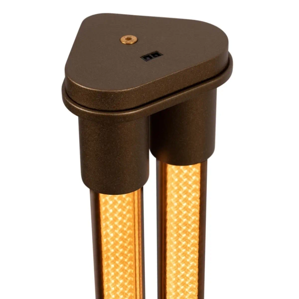 Podłużna lampa podłogowa Janderin 24705/34/05 LED 17W 2200-3300K brązowa