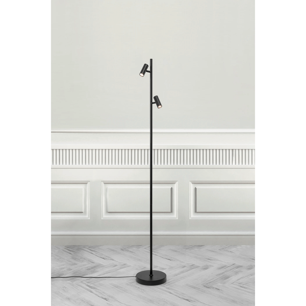Regulowana lampa podłogowa OMARI 2112254003 LED 12,8W 2700K czarny