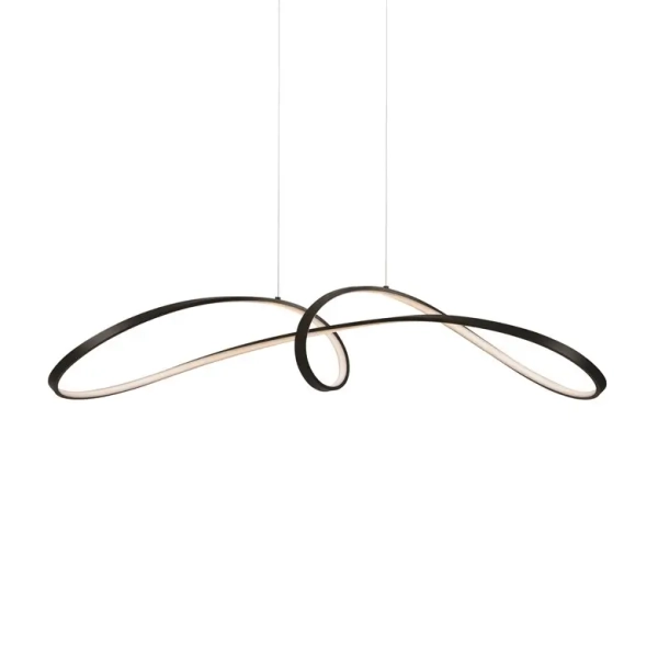 Wisząca lampa nad wyspę Curve MOD156PL-L52B4K LED 42W 4000K czarna