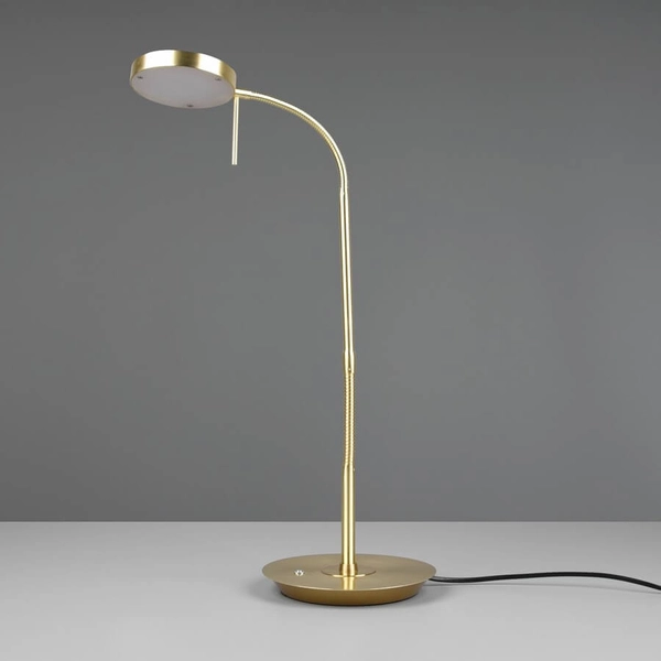 Biurkowa lampka z regulacją NEMIO DL108523310 LED 12W 2300-4000K złoty