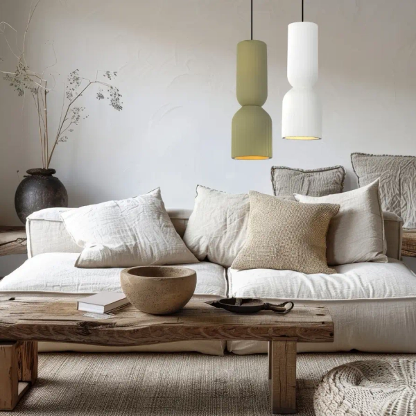 Skandynawska lampa wisząca Balera LP-0309/1P Red matowy czerwony