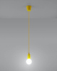 Industrialna LAMPA wisząca SL.0578 OPRAWKA na żarówkę ZWIS kabel przewód żółta