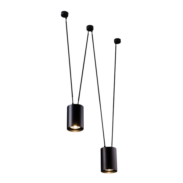 LAMPA wisząca VIWIN 9021 Shilo tuby OPRAWA metalowy zwis czarne