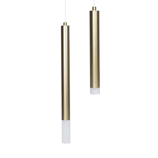 Podwójna lampa wisząca BARI 1390 LED 10W 4000K tubki złote