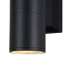 Zewnętrzna lampa Bowery O574WL-02B IP54 natynkowa czarna