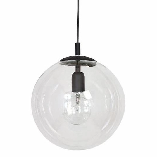 Skandynawska lampa wisząca GLOBE 562G5 kulista ball przezroczysta