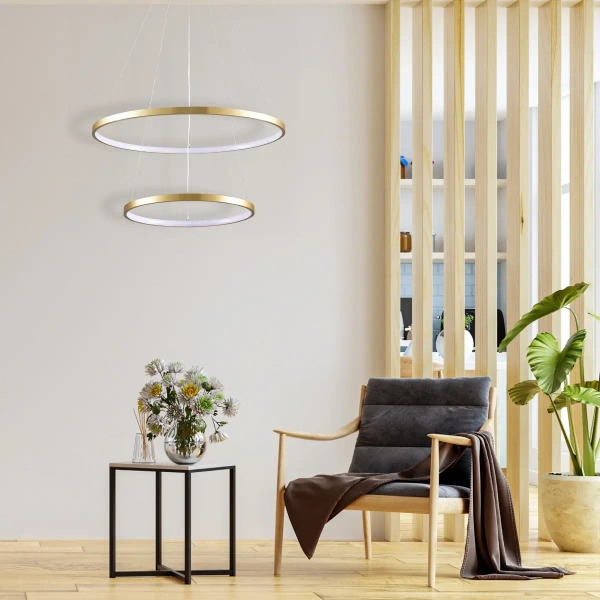 Lampa wisząca pierścieniowa LEA 329189 LED 35W 4000K złota