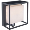Solarna LAMPA elewacyjna CURTIS 6934601118 Lutec elewacyjna OPRAWA klatka LED 3W 3000K outdoor IP54 szary