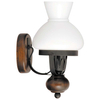 Rustykalna LAMPA kinkiet PETRONEL 7077 Rabalux vintage OPRAWA ścienna orzech biała rustic