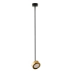Reflektor lampa wisząca BAR czarna złota ruchoma 1xGx53 nad wyspę 41643