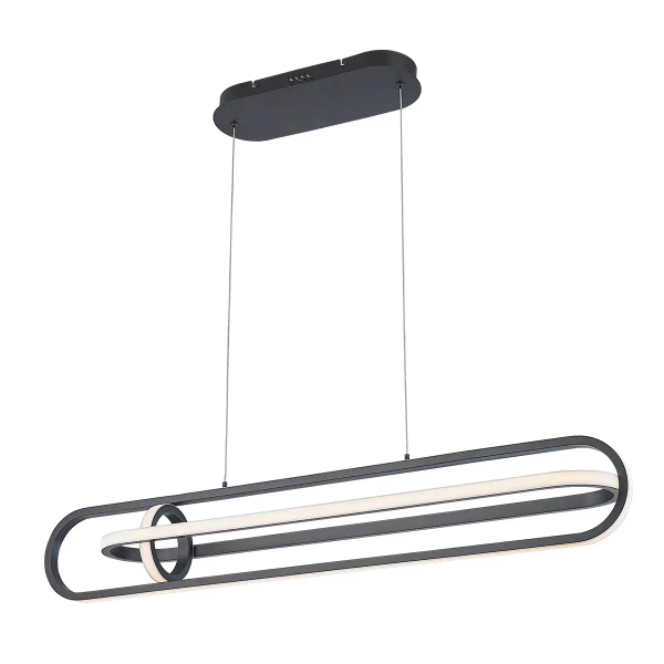 Lampa wisząca nad stół Demark QN-DEMARK-LP-BK LED 58W 3000K owalna czarny