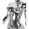 Stojąca lampa do salonu CYBER WOMAN MSE1501100513 LED 4W srebrna