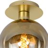 LAMPA sufitowa MARIUS 74114/01/02 Lucide loftowa OPRAWA plafoniera szklana kula złota