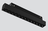 Szynowa oprawa Magneto Abigali LWQ-M05 LED 12W podłużna czarna 