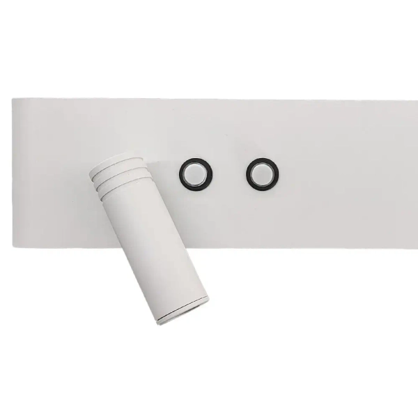 Minimalistyczny kinkiet Resort ML1569 LED 10W+3W 4000K biały