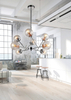 Lampa wisząca BEST 38-67289 szklana molekuły kule balls przezroczyste