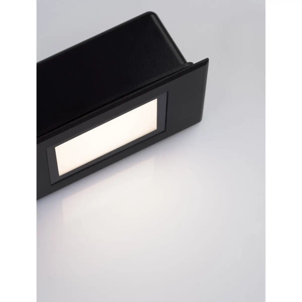 Wpuszczana lampa ścienna LAVERNO LE75324 LED 3W 3000K IP65 czarna