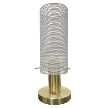 Lampa biurkowa glamour Tirana LP-945/1T WH Light Prestige tuba biała