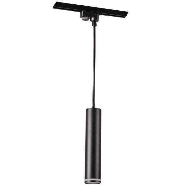 Wisząca lampa do systemu 1-fazowego Paris 321558 tuba metalowa czarna