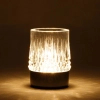 Akumulatorowa stołowa lampa CRYSTAL NHTD-N08-NB LED 1W 3000K IP44 czarna