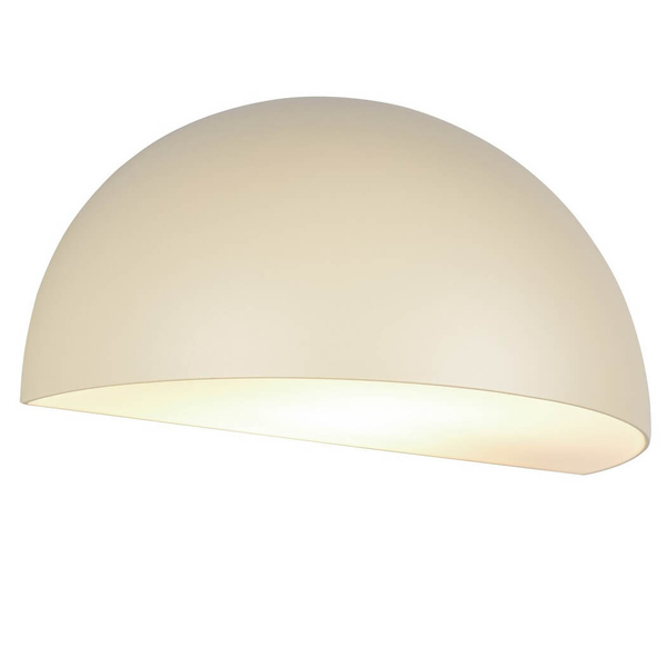Metalowa lampa ścienna do salonu MAAS 262460166 IP44 beżowa
