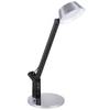 Stojąca lampa URSINO 58422S LED 8W 3000-6300K z portem USB czarna srebrna