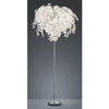 Stojąca lampa Leavy R40463001 RL Light liście metalowa chrom biały
