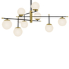 LAMPA sufitowa NOSTALGIA MOD048PL-09G Maytoni modernistyczna OPRAWA szklane kule balls czarne białe złote