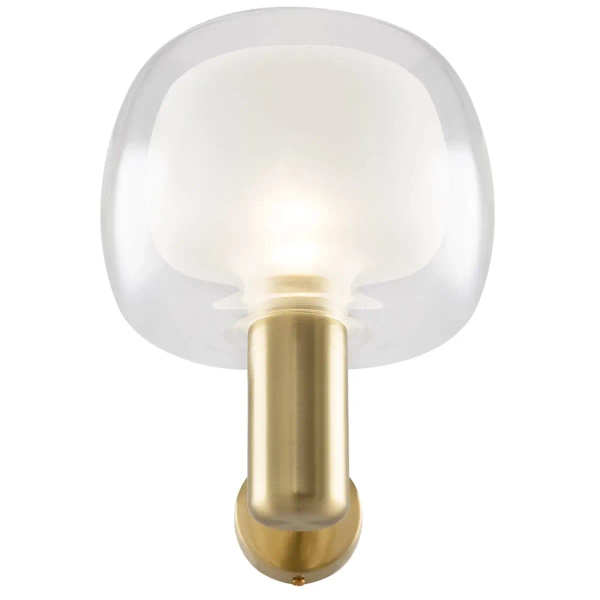 Lampa ścienna Vision MOD411WL-01G minimalistyczna złota