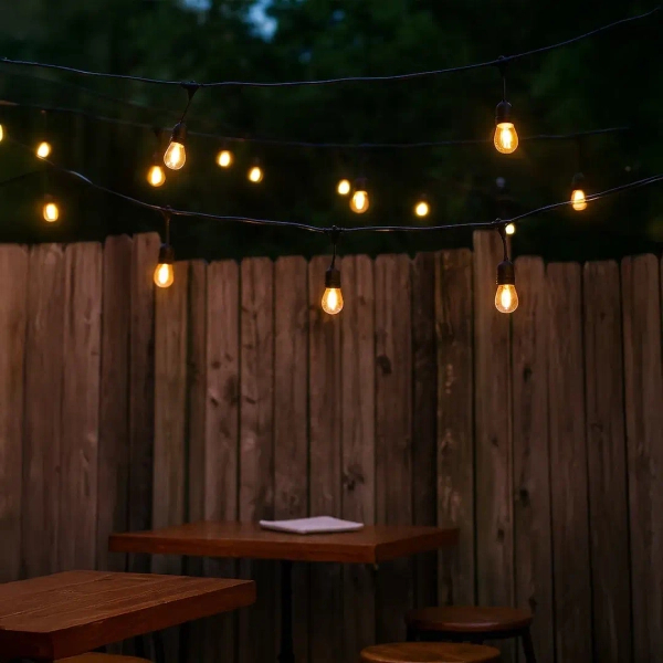 Zewnętrzna girlanda ogrodowa Summer Time EKG2291 LED 6W 2200K IP44 czarny