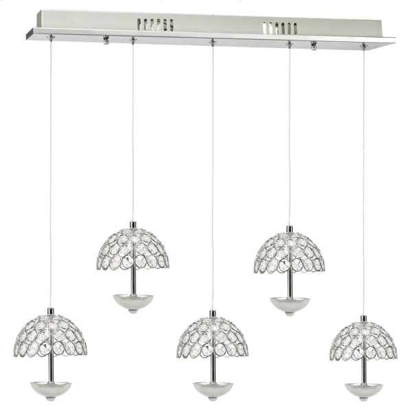 Ledowa wisząca lampa VENUS ML317 LED 5W 4000K kryształowa chrom