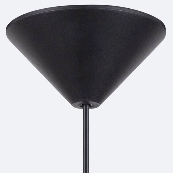 Lampa zwisająca do sypialni Zuma SL.1326 stożkowa trójkąt czarna