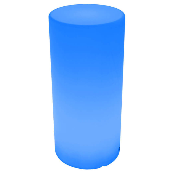 Ogrodowa lampa kolumna Tube ES-DC030 LED 5W RGBW tuba IP65 biała