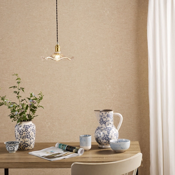 Lampa jadalniana zwis Hadano HAD0140-12 szklana mosiądz przezroczysty