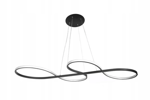 Żyrandol dekoracyjny 838 Domeno LED 60W 3000-6000K metalowy czarny