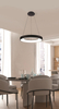 Ledowa lampa wisząca Santana AZ4999 30W 3000K ring czarny
