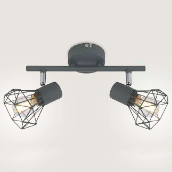 LAMPA sufitowa VERVE 92-60976 Candellux metalowa OPRAWA listwa SPOT reflektorki drut loft szary