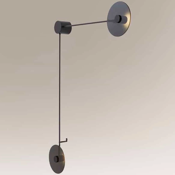 LAMPA ścienna FURANO 7818 Shilo metalowa OPRAWA kinkiet LED 12W 3000K metalowy amadeo czarny