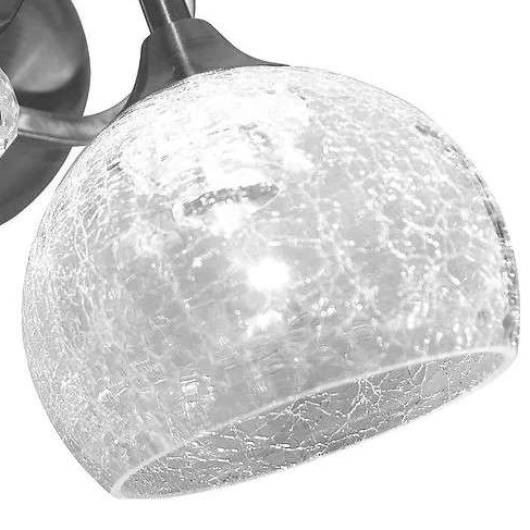 Lampa ścienna VEN K-B 22060/1 SL regulowana szklana satyna przezroczysty