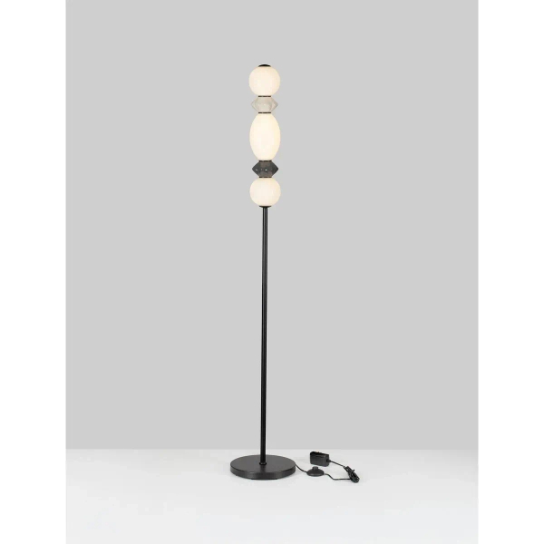 Stojąca lampa do salonu MONRETA LE45237 LED 16W 3000K ceramiczna biała