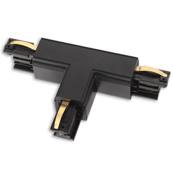 Łącznik typu "T" do szyn DOBAC MHT1-T/L-BK TRACK Maxlight lewy czarny