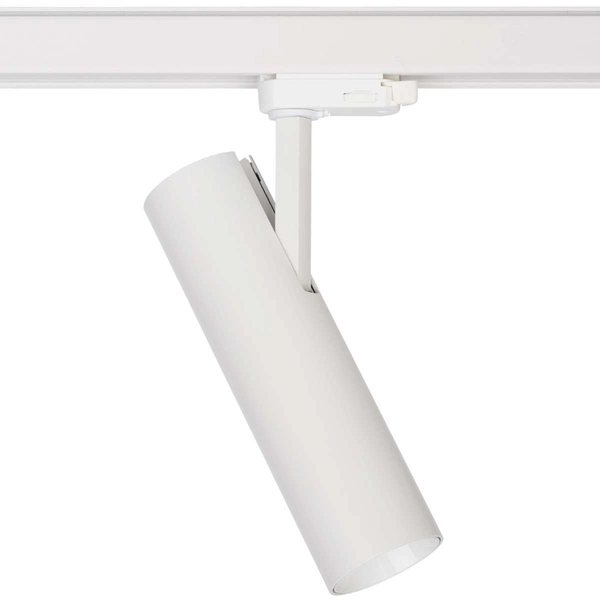 Regulowana LAMPA sufitowa MILO 8765 Nowodvorski okrągła OPRAWA metalowa LED 15W 4000K do systemu szynowego 3 - fazowego biała