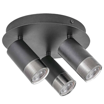 Regulowana LAMPA sufitowa ZIRCON 5071 Rabalux metalowe reflektorki do salonu czarne