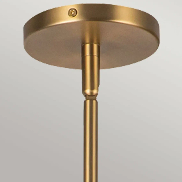 Lampa wisząca kula Perth ALM-PERTH-P-GD do salonu rattan złoty