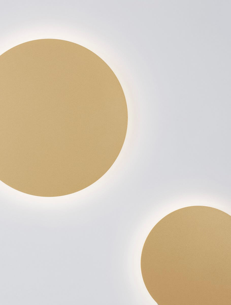Pokojowa lampa ścienna Chica circle do holu LED 22,5W 3000K złota