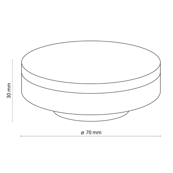 Żarówka okrągła 3579 TK Lighting GX53 230V LED 5W 2700K