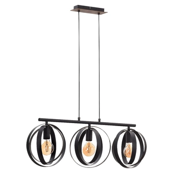 Kuchenna lampa wisząca Cortado 5361 nad wyspę zwis metalowy czarny