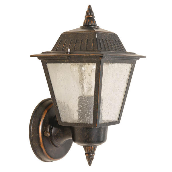 Elewacyjna lampa do ogrodu Highnam GZH-HN1 IP44 metalowa brązowa