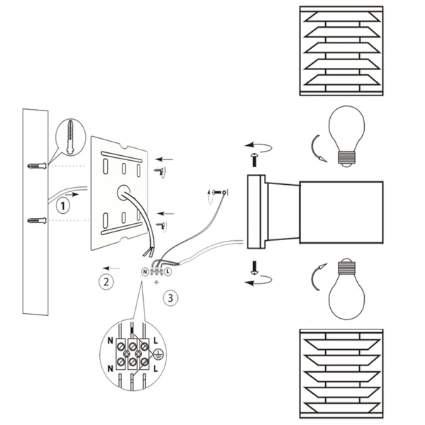 Elewacyjna LAMPA ogrodowa BRONX O576WL-02B Maytoni ścienna OPRAWA zewnętrzna outdoor IP54 czarna